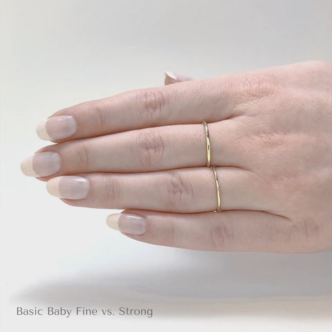 KAT EVE 'Basic Baby Strong' Ring echtes Gold