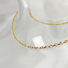 Lade das Bild im Galerie-Viewer, KAT EVE 'Angelic Anchor Medium' Kette 50 cm Länge 1.6 mm Breite echtes 375 (9k) Gold