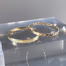 Lade das Bild im Galerie-Viewer, KAT EVE 'Flat Favorite Strong' Ring echtes Gold