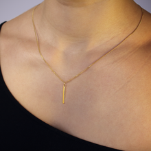 Lade das Bild im Galerie-Viewer, KAT EVE 'Beau Bar' Anhänger echtes Gold 333 (8k) Gelbgold