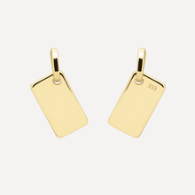 Lade das Bild im Galerie-Viewer, KAT EVE 'Poetic Postcard Small' Anhänger echtes Gold 333 (8k) Gelbgold