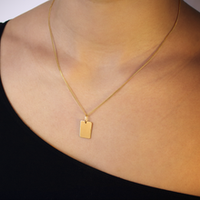 Lade das Bild im Galerie-Viewer, KAT EVE 'Tee Tag Large' Anhänger echtes Gold 333 (8k) Gelbgold