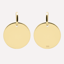 Lade das Bild im Galerie-Viewer, KAT EVE 'Delicate Disc Medium' Anhänger echtes Gold 333 (8k) Gelbgold