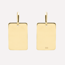 Lade das Bild im Galerie-Viewer, KAT EVE 'Tee Tag Medium' Anhänger mit Kette echtes Gold