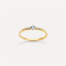 Lade das Bild im Galerie-Viewer, KAT EVE 'Playful Princess' Ring mit echten Diamanten echtes 585 Gold
