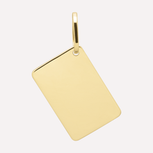 Lade das Bild im Galerie-Viewer, KAT EVE 'Poetic Postcard Large' Anhänger echtes Gold 333 (8k) Gelbgold