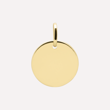 Lade das Bild im Galerie-Viewer, KAT EVE 'Delicate Disc Medium' Anhänger mit Kette echtes Gold