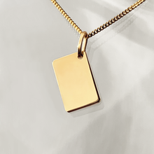Lade das Bild im Galerie-Viewer, KAT EVE 'Poetic Postcard Medium' Anhänger echtes Gold 333 (8k) Gelbgold