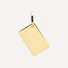 Lade das Bild im Galerie-Viewer, KAT EVE 'Poetic Postcard Medium' Anhänger echtes Gold 333 (8k) Gelbgold