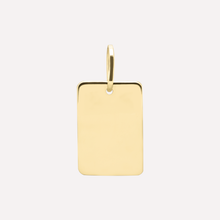 Lade das Bild im Galerie-Viewer, KAT EVE 'Tee Tag Medium' Anhänger echtes Gold 333 (8k) Gelbgold