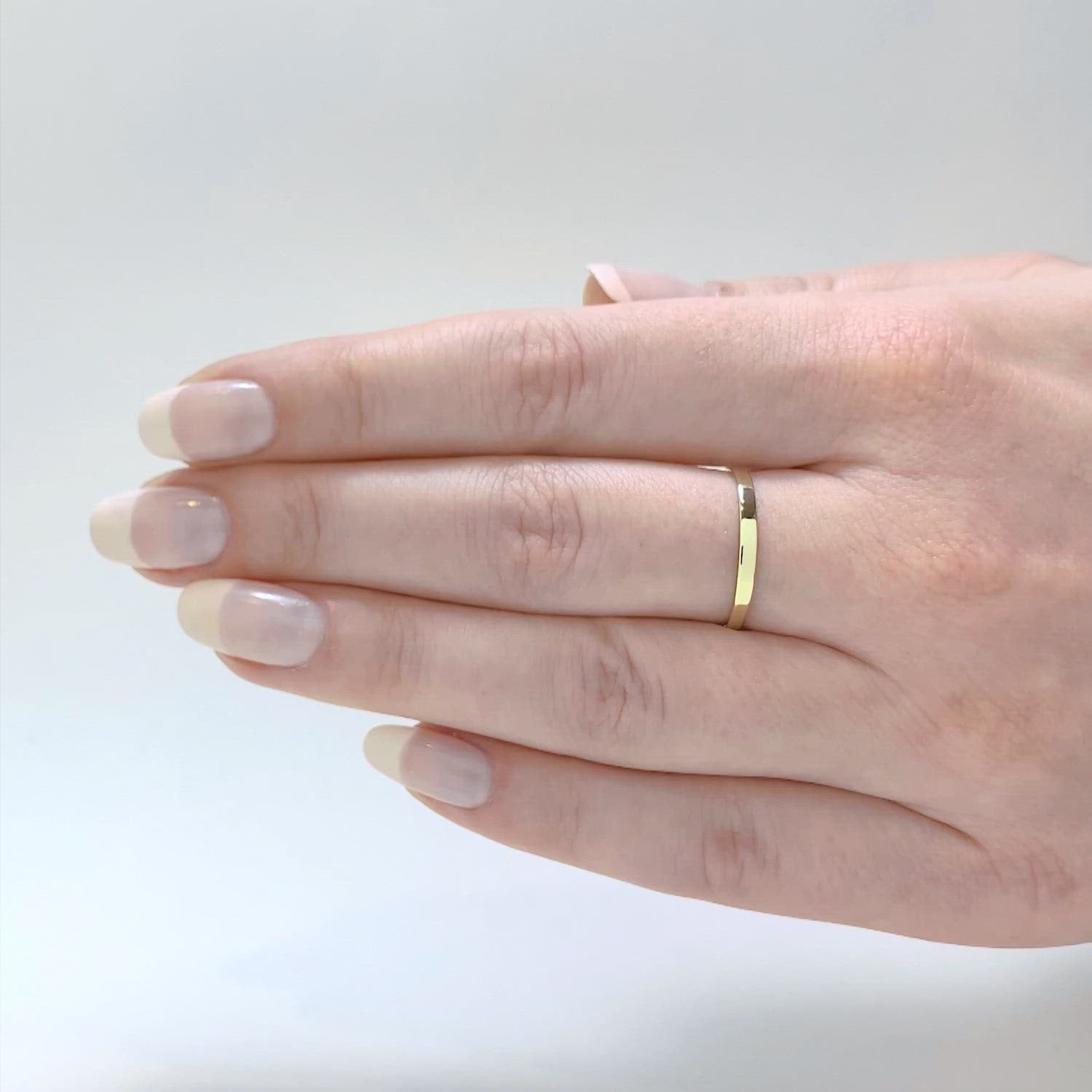 KAT EVE 'Flat Favorite Strong' Ring echtes Gold