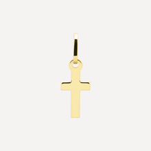 Lade das Bild im Galerie-Viewer, KAT EVE &#39;Crucial Cross&#39; Anhänger mit Kette echtes Gold

