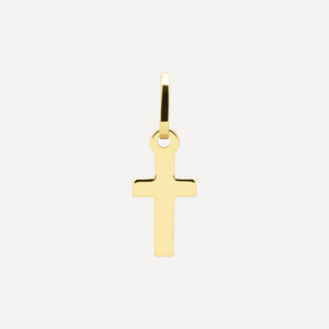 KAT EVE 'Crucial Cross' Anhänger mit Kette echtes Gold