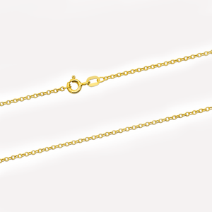 KAT EVE 'Angelic Anchor Medium' Kette 50 cm Länge 1.6 mm Breite echtes 375 (9k) Gold