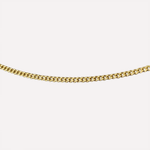 Lade das Bild im Galerie-Viewer, KAT EVE &#39;Classic Curb Short&#39; Kette 40 cm Länge 1 mm Breite echtes 333 (8k) Gold
