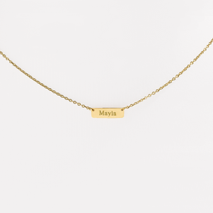 KAT EVE 'Forever Fabulous' Kette echtes Gold mit Gravur