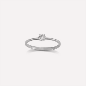 KAT EVE 'Glorious Glam' Ring echtes 585 Gold mit Zirkonia Stein