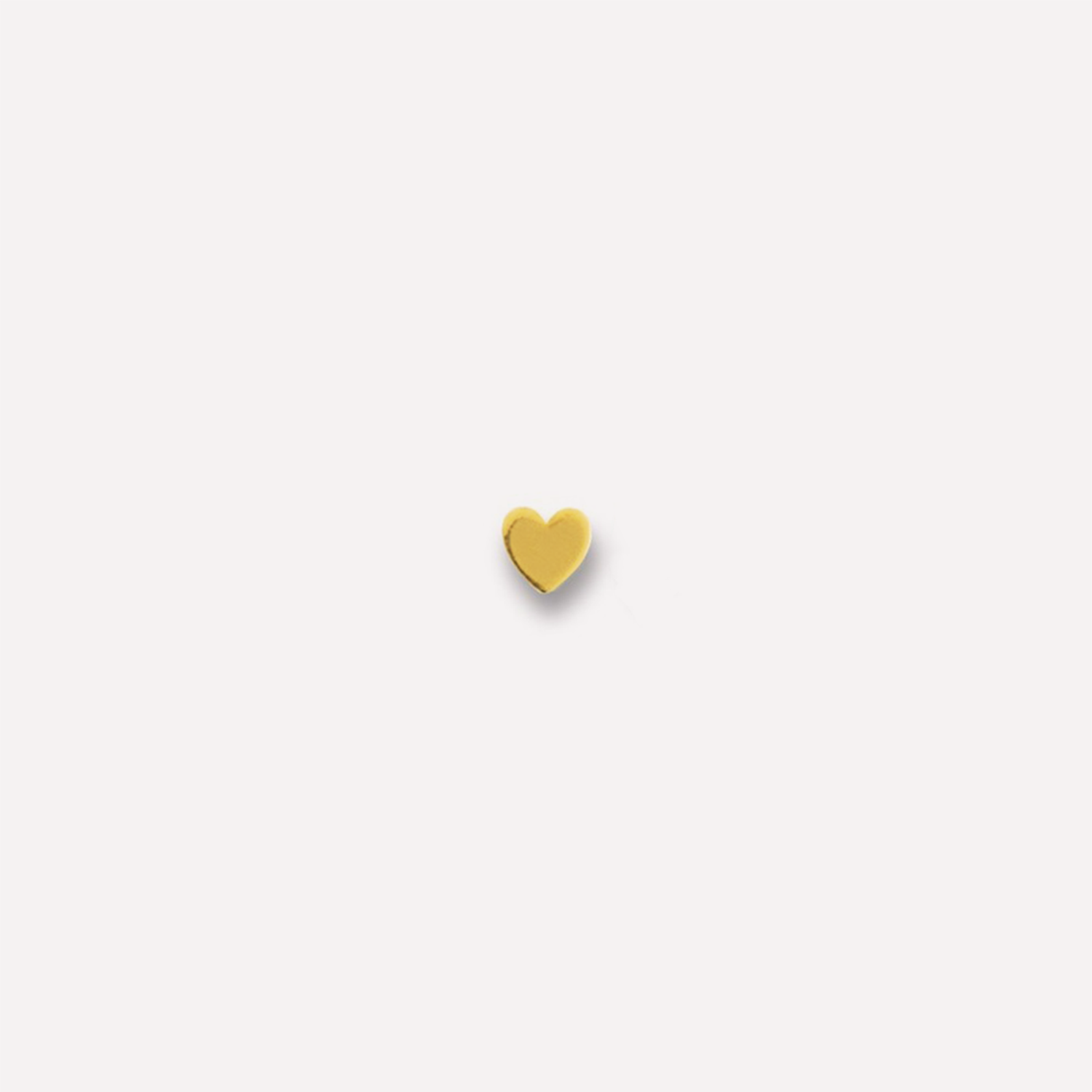 KAT EVE 'Little Love' Herz Einzelohrring echtes Gold 585 (14k)
