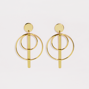 KAT EVE 'Cozy Cosmos' Ohrringe Paar echtes Gold