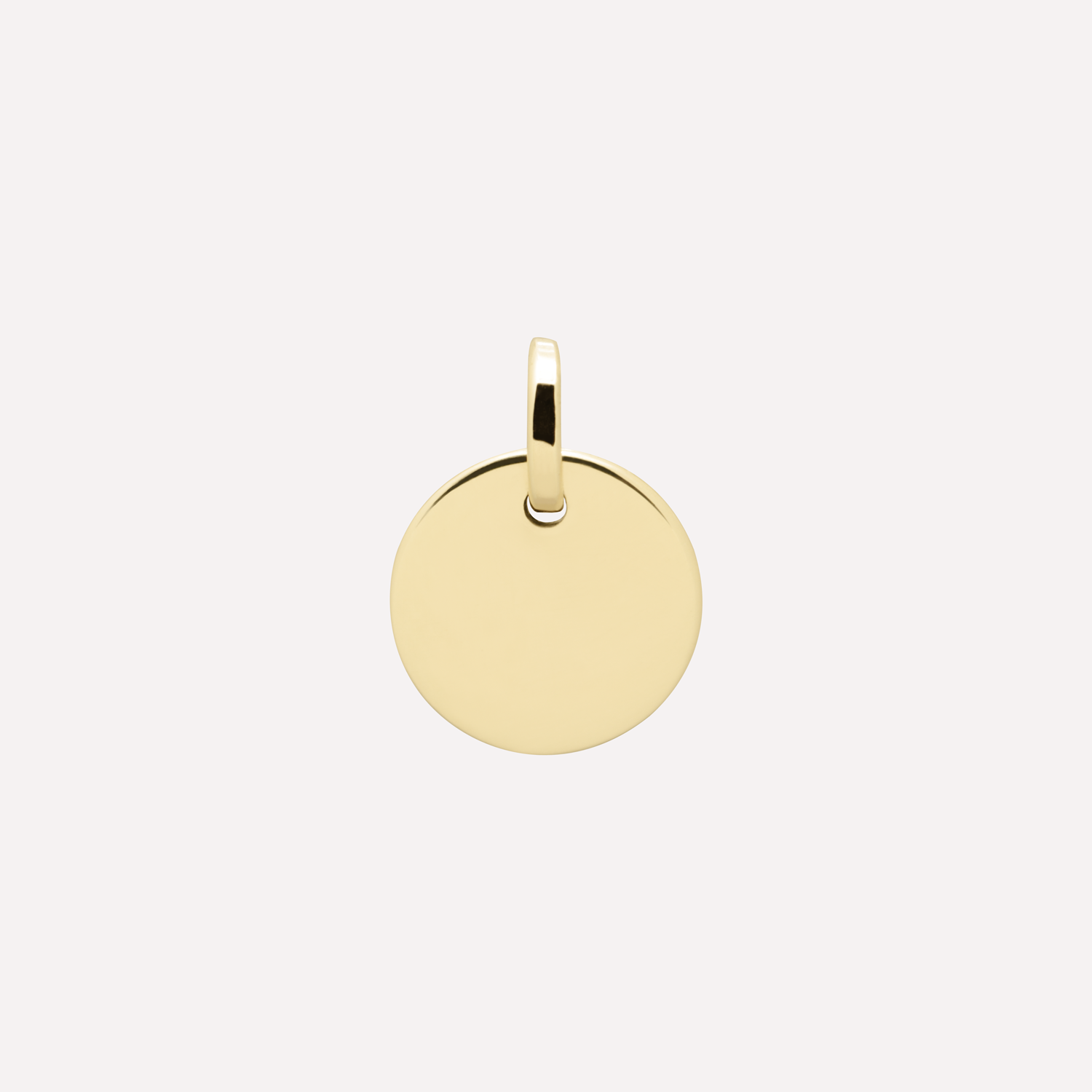 KAT EVE 'Delicate Disc Small' Anhänger echtes Gold 333 (8k) Gelbgold
