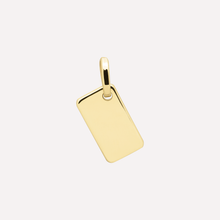 Lade das Bild im Galerie-Viewer, KAT EVE &#39;Poetic Postcard Small&#39; Anhänger mit Kette echtes Gold
